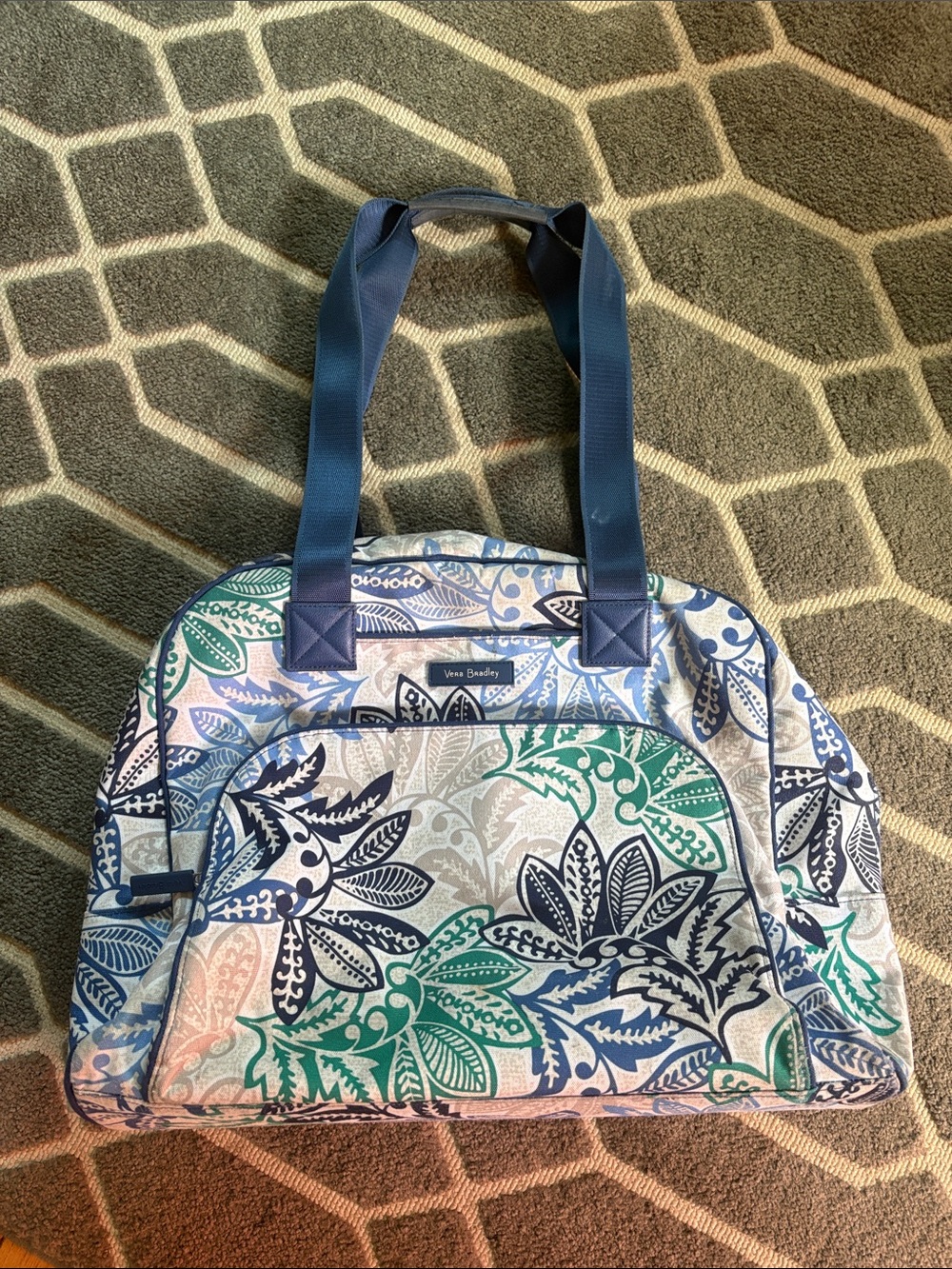 Vera Bradley Lighten Up Go Anywhere Carry-On Santiago Travel Bag